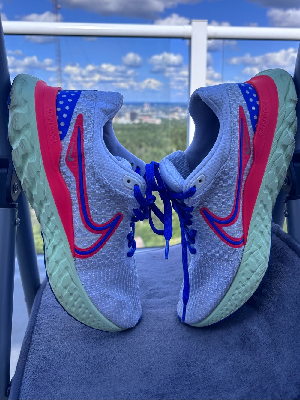 Nike React Infinity Run Flyknit Running Sneakers Mens SZ 10